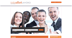 Desktop Screenshot of lavoro.tuttoaffari.com